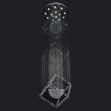 crystal led hanging lamps stair crystal chandelier