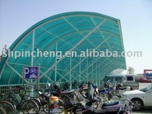 Polycarbonate covering sheet