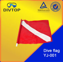 Diving flag white and red flag