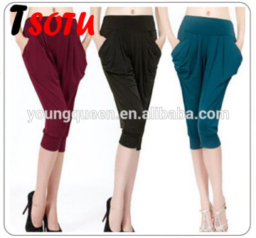 YJB29 large code silk female Leggings summer women's casual pants short pants wholesale