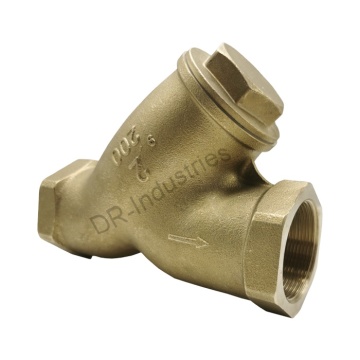 Lead-Free Y-Type Bronze Water Strainers with Tapped Retainer Cap