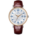 Men's Quartz Leather Watch With Date Window