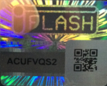 QR Code 3D Security Hologram Sticker