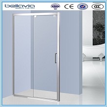 2015 new design buffered profile sliding shower door
