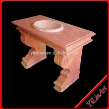 Yellow Marble Bathroom Wash Stone Basin