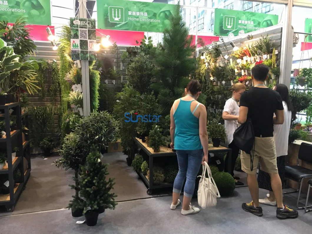 PE Boxwood Garland Artificial Plant for Home Decoration with SGS Certificate (48099)