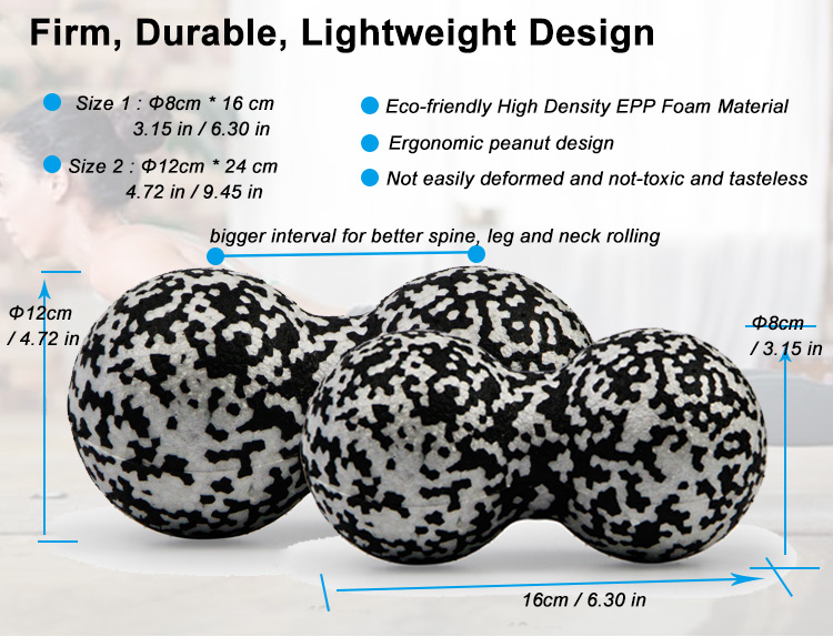 Back Foot Neck Spine Shoulder Physical Point Therapy Peanut Massage Ball
