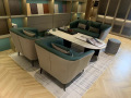 Multi-warna dapat disesuaikan sofa kantor kulit mode