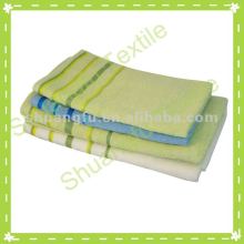 100%cotton satin stripes gym towels sets