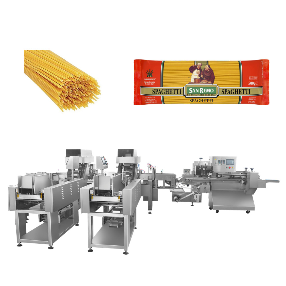 Mașină de ambalare a pastelor lungi pentru geantă cu spaghete automate