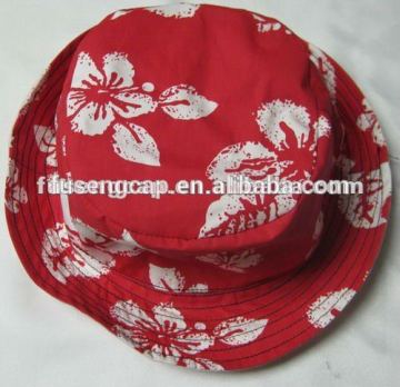Striped Style and Plain Pattern cheap sun hats bucket hat