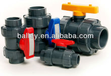 PVC Union Ball Valve with socket ends / threaded ends;Good quality!!
