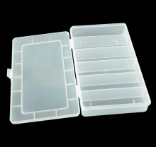 factory direct sale plastic divided storage needlework box