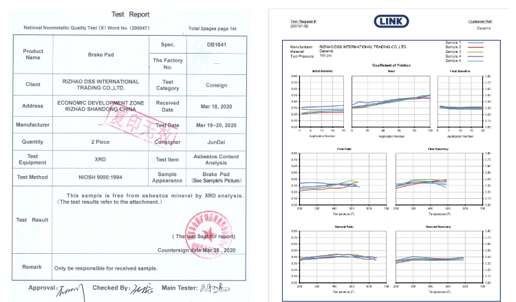 auto brake system brake pad supplier eco-friendly brake backing plate for car without copper