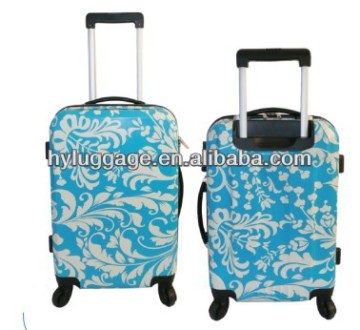 printed hard luggage case