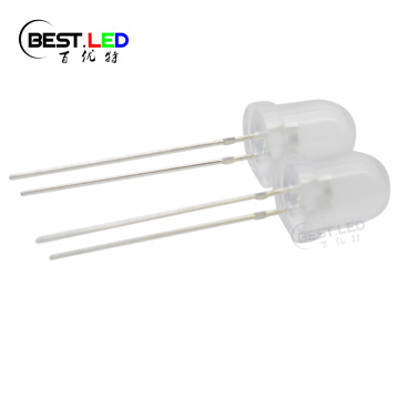 Super Bright 8mm Diffused LED Yellow 590nm