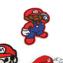 Super Mario animation embroidery logo