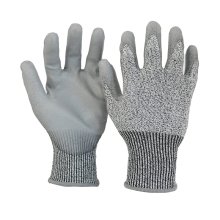 High Quality PU Palm Coating Anti-Cut Work Gloves