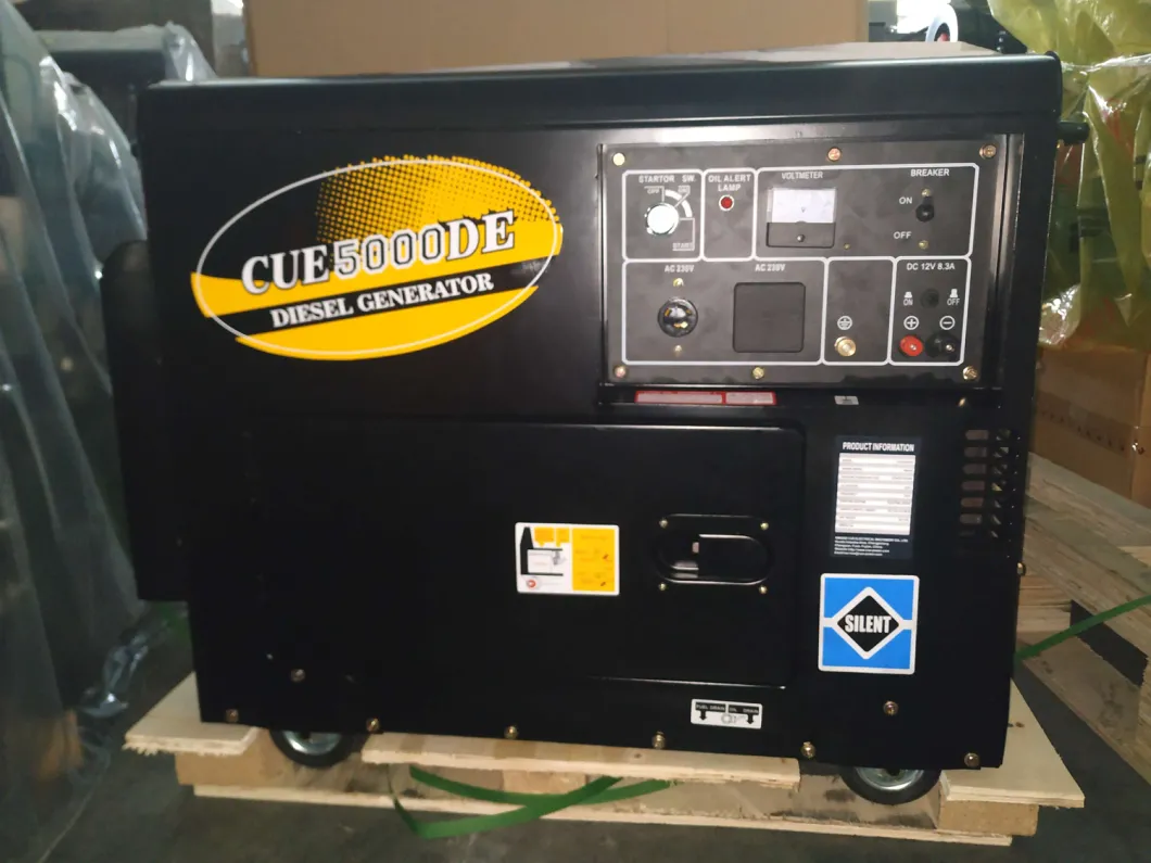 6-10kVA Low Noise Air Cooled Portable Silent Diesel Generator