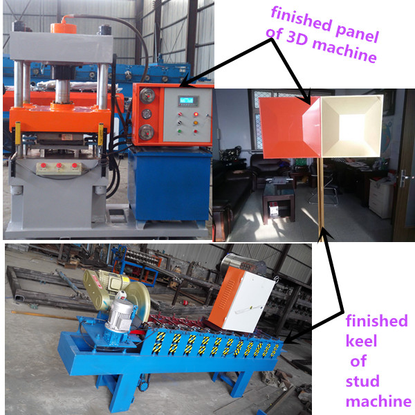 Making 3D Panel Machines to made the building Wall Panel machinery