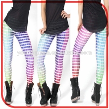 RM1501 Digital Printing gradient checkered legging
