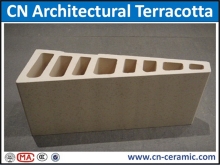 White stone texture terracotta facade panel