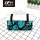 Custom tropical leaf flavour style PU leather handbag cosmetic bag pencil case&bag multifunctional bag