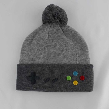Wholesale custom knit beanie hat and cap