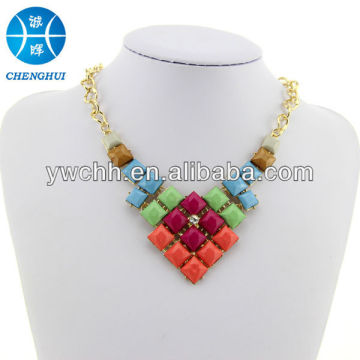 Fashion pendant necklace beaded necklace statement necklace