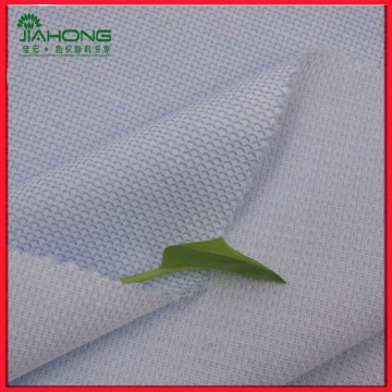 Jacquard cotton chambray