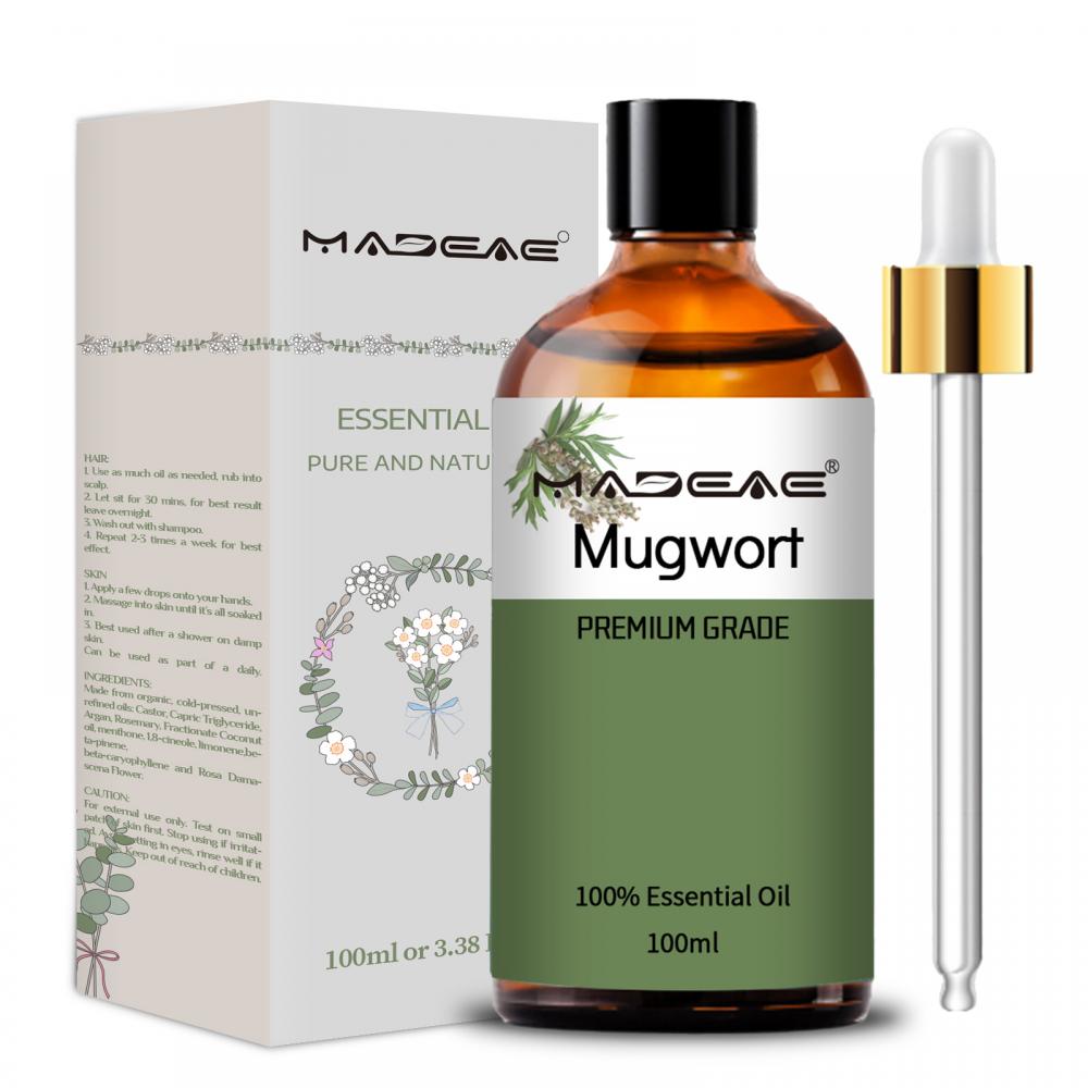 عصاره طبیعت خالص تقطیر بخار Mugwort روغن اساسی عمده فروشی روغن آرتمیسی طبیعی برای ماساژ بدن