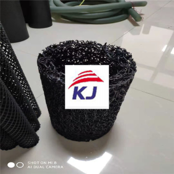 Plastic Square Diamond Mesh Tube for Air Purification Management