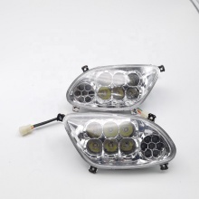 CQHZJ Factory Direct Silvery PC LED Headlight for ATV Tricycle