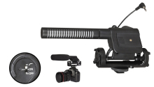 Professional shotgun microphone for interview and studio E-326
