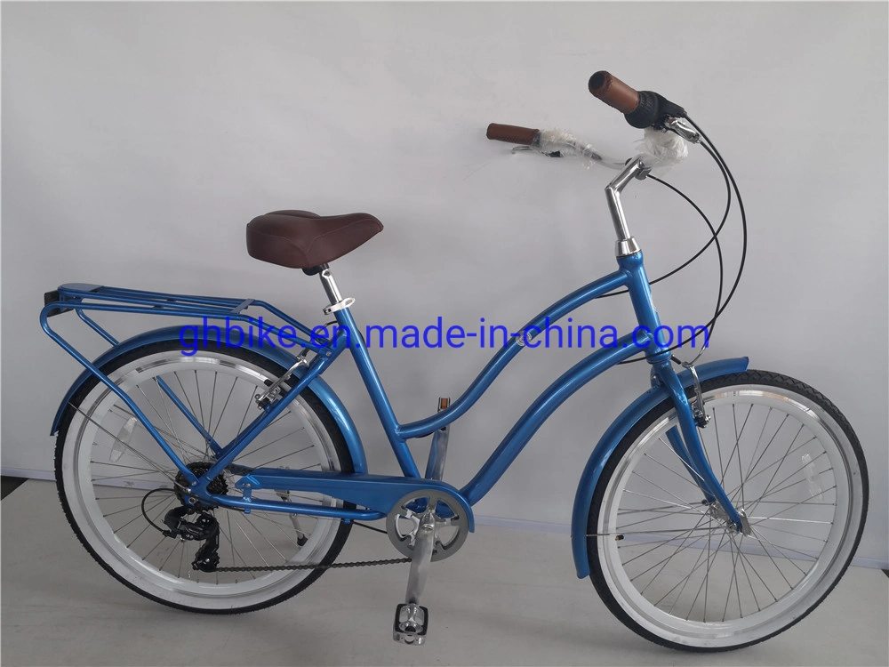 26 Aluminum Alloy 7 Speed New Ladies Beach Cruiser Bikes