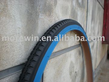 color bicycle tyre