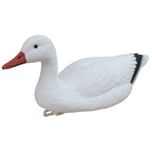 Floatable Plastic Bird Decoy - White Snow Goose Bait
