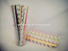 Different Patterns of Paper Drinking Straws