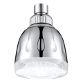 Işık Duş başlığı Kapaklı LED duş başlığı şeffaf Yüksek Basınçlı Su Tasarruflu Duş başlığı