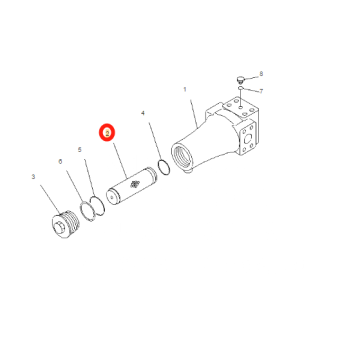 VÉRITABLE KOMATSU PC750 PC1250 ELEMENT 21N-62-31221