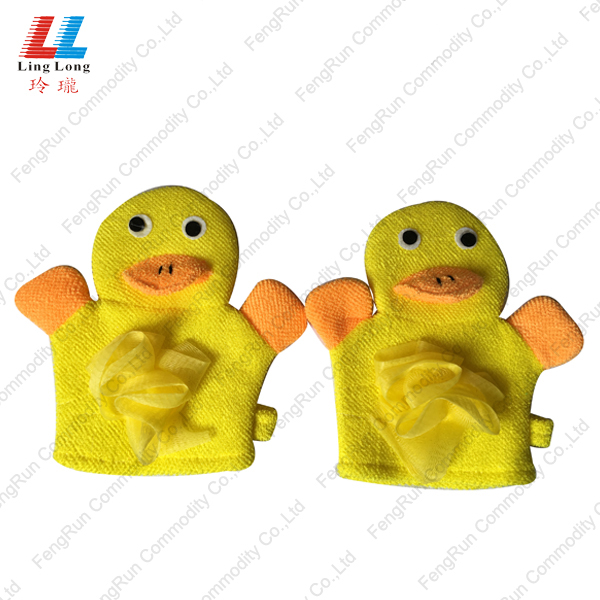 Yellow cartoon gloves