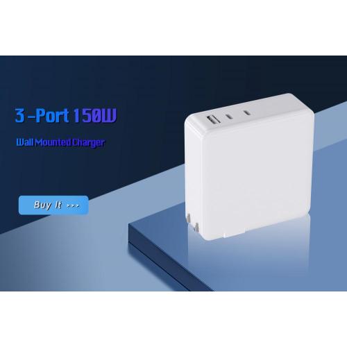 130W PD GaN Charger 3 Ports