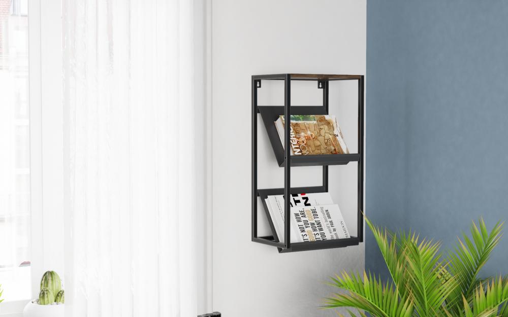 Nilomi Wall Mounted Magazine Rack