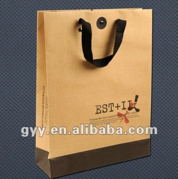 Kraft Paper Bag With Cotton Rope Handle