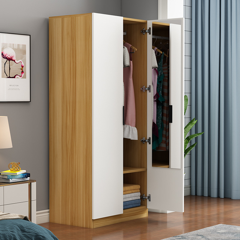 Modern Bedroom Double Door Furniture With Mirror