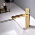 Brushed Gold Full Brass Splash-proof Basin Faucet