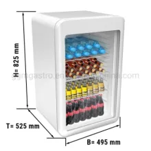 Lockable Smoke Shop Counter Kd Small Glass Display Case Showcase