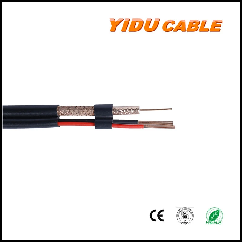 Rg59 Coaxial Cable with 2c Power Cable