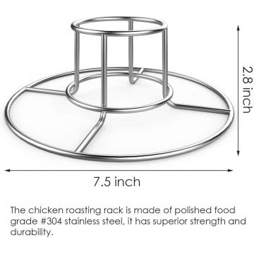 stainless steel Beer Can Chicken Rack