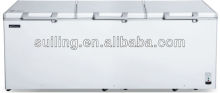 2000L big capacity 3 solid top door chest freezer BD-2000